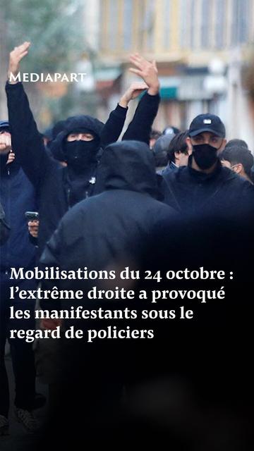 L’extrême droite a provoqué les manifestants